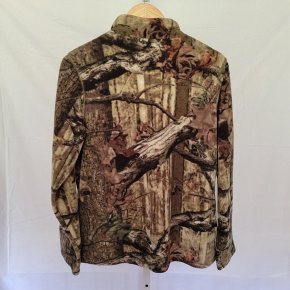 Mossy Oak Break up Camo fleece Jacket Women's Size Large - Picture 3 of 3